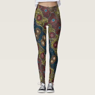 Leggings Cérémonie des femmes et créatrice de peinture corp