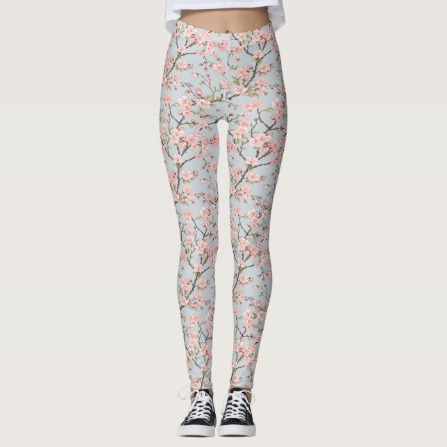 Leggings Cerise florissante (Devant)