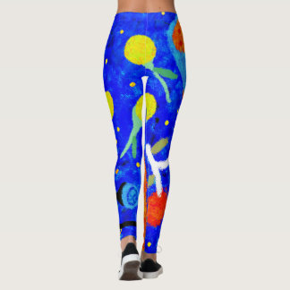 Leggings Cerises de baies bleues