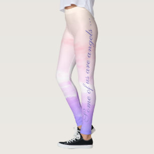 Leggings Certains D'Entre Nous Sont Des Anges En Rose