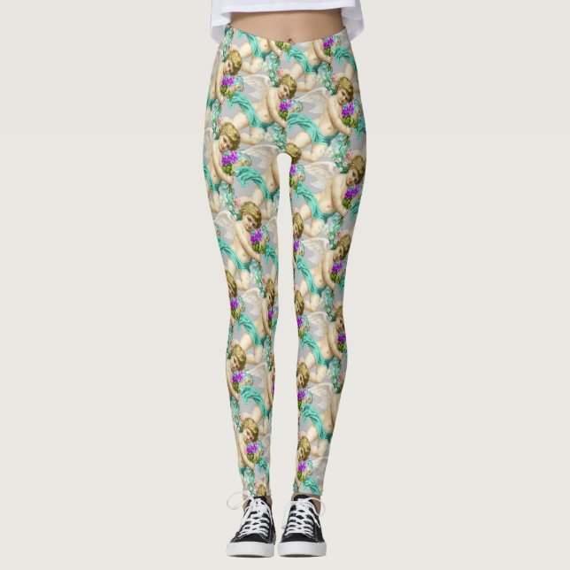Leggings Cerubs d'Aqua Gris (Devant)