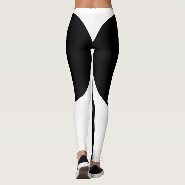 LEGGINGS C'EST NOIR C'EST BLANC (Dos)