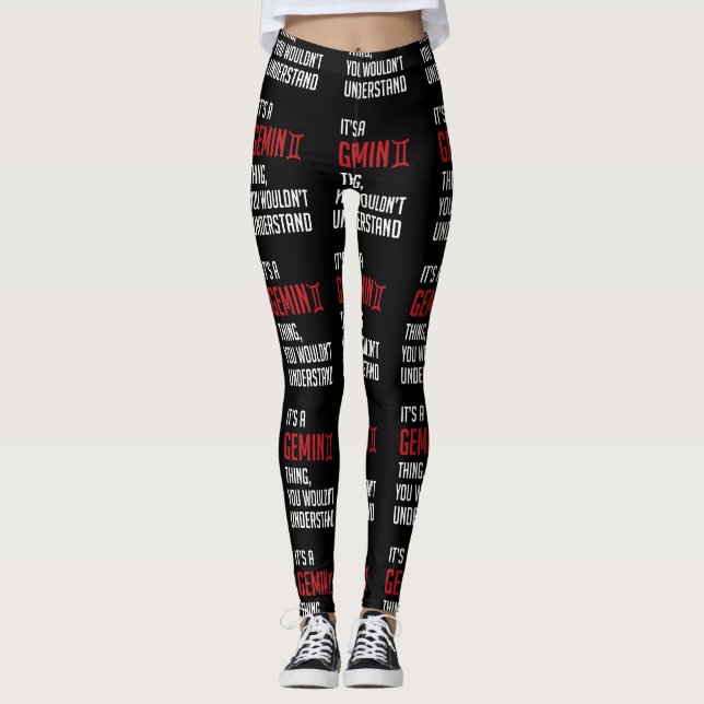 Leggings C'est un truc de Gemini, tu ne comprendrais pas (Devant)