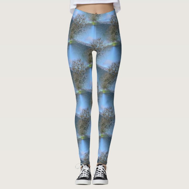 Leggings Cette vieille chanson de campagne me joue dans la  (Devant)