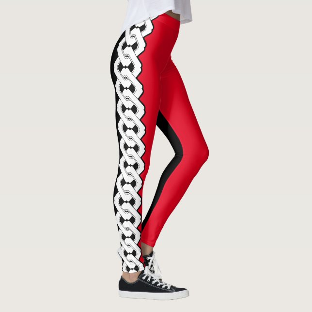 Leggings Chaîne japonaise à deux tons (Droite)