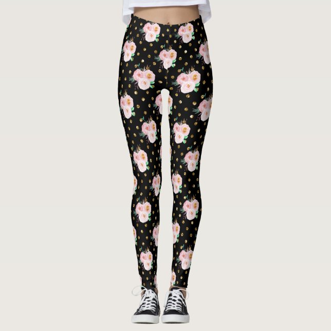 Leggings Chalkboard Floral (Devant)
