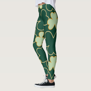 Leggings Chalkboard Shamrock St. Patrick's Day