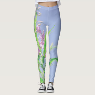 Leggings Chamaenerion angustifolium Fleurs de mauvaises her