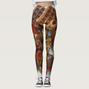Leggings chambre d'hôtes gaufre et gâteau de pommes de terr