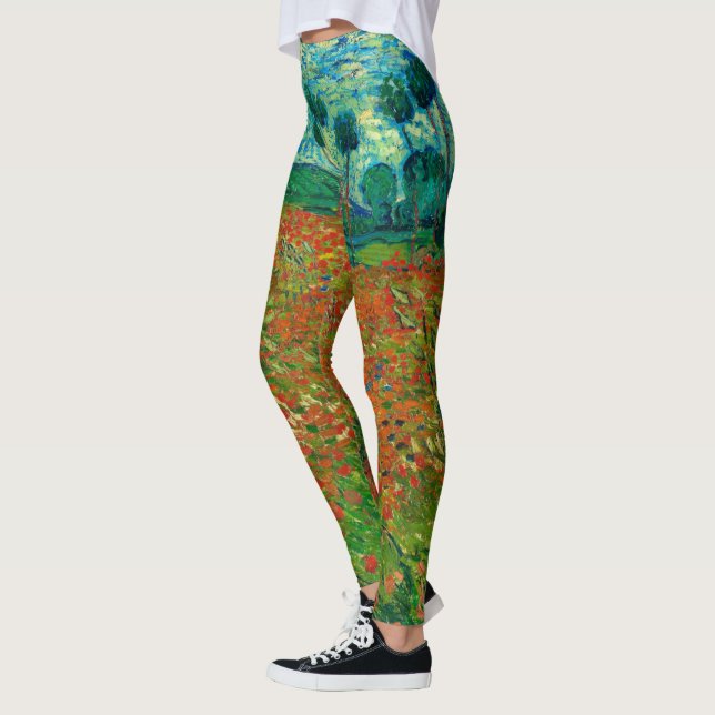 Leggings Champ de pavot par Vincent van Gogh (Gauche)