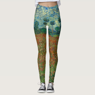 Leggings Champ de pavot - Vincent van Gogh