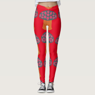 Leggings Champignons Amanita Rouge Thunder_Cove