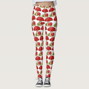 Leggings Champignons de la Red Amanita Thunder_Cove