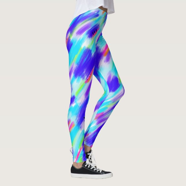 Leggings Chaos Colorés (Droite)