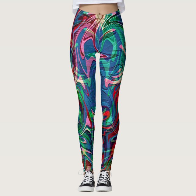 Leggings Chaos en vacances... (Devant)