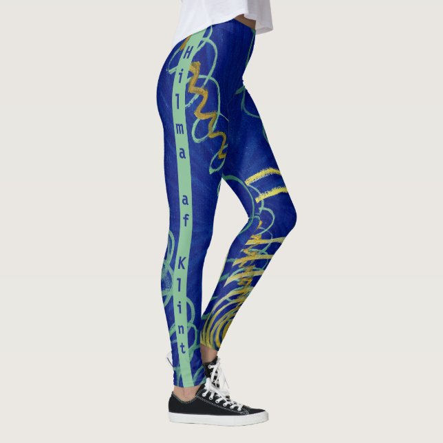 Leggings Chaos Primordial par Hilma af Klint (Droite)