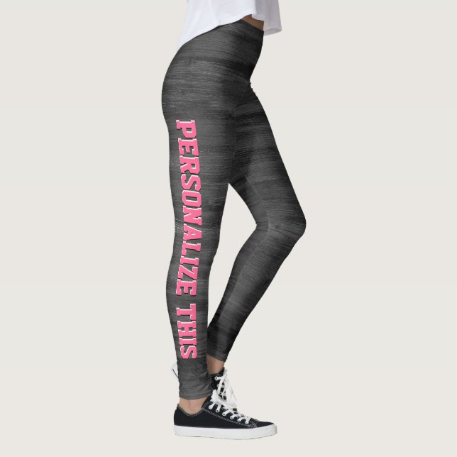 Leggings Charbon Rose (Droite)