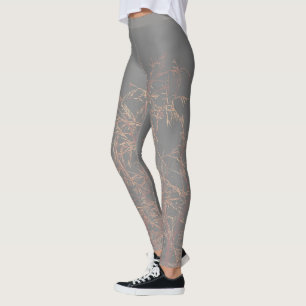 Leggings Charcoal Grey Golden Tree Brunch