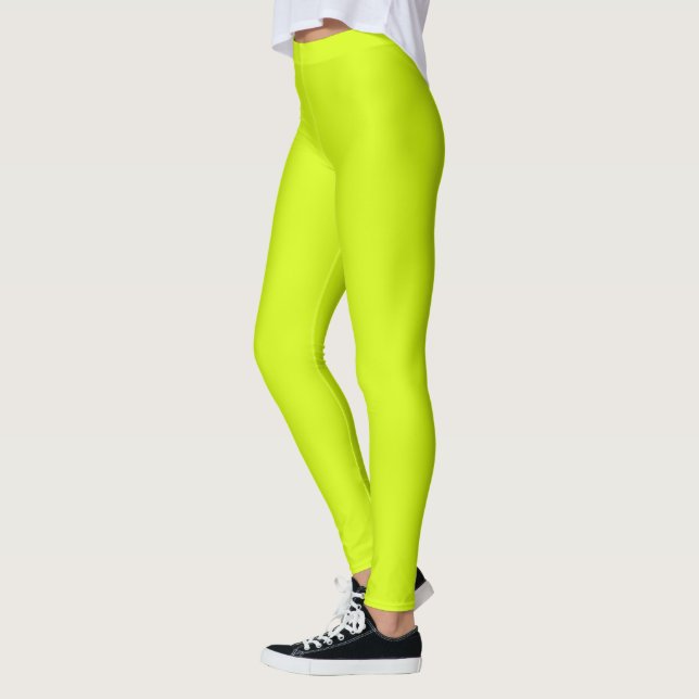 Leggings  Chartreuse Jaune (couleur unie)  (Gauche)