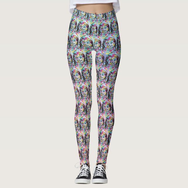 Leggings Chat Astronaute (Devant)