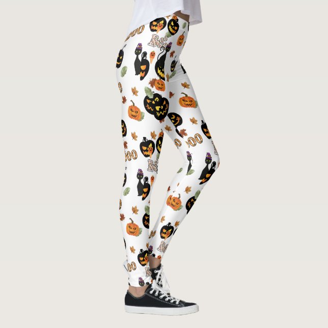 Leggings Chat Boo Halloween (Droite)