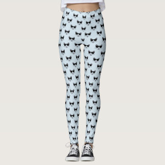 Leggings Chat cool avec lunettes de soleil