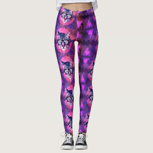 LEGGINGS CHAT DANS LES LUNETTES DE SOLEIL SPATIALES YOGA PA