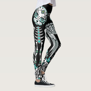 Leggings Chat de crâne de sucre