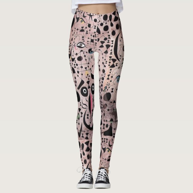 Leggings Chat de sourire (Devant)