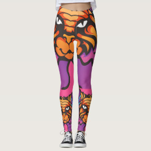 LEGGINGS CHAT GINGER BOHO YOGA PANTS LEGINGS