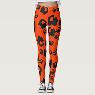 Leggings Chat noir mignon Halloween Samhain