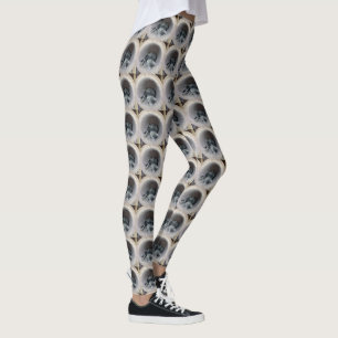 Leggings Chat Sleepy Kitty par Shirley Taylor