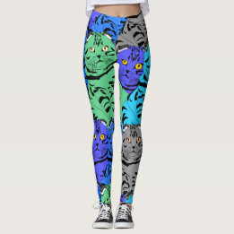 Leggings Chats colorés