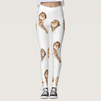 Leggings Chats déchirant un trou dans des vos guêtres