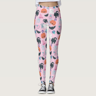 Leggings Chats Et Citrouilles Halloween