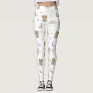 Leggings Chats et nuages d'ange Kawaii (1)