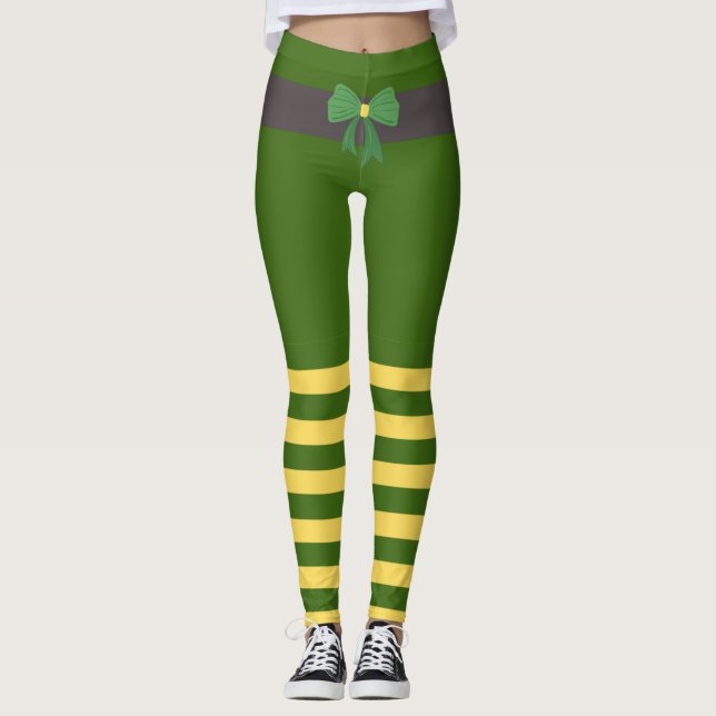 Leggings Chaussettes Lucky Green Leprechaun St. Patrick's D (Devant)