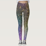 Leggings Chaussettes Ombre Galaxy de Parties scintillant en<br><div class="desc">Girly Rainbow Gold Parties scintillant Ombre Galaxy</div>