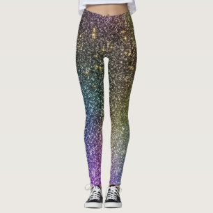 Leggings Chaussettes Ombre Galaxy de Parties scintillant en