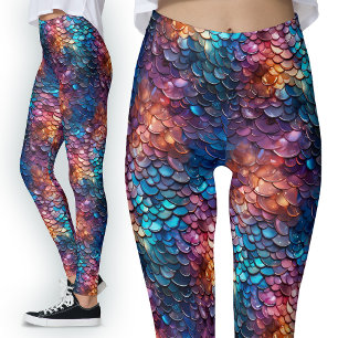 Leggings Chaussure Humide Poisson Tail Imaginaire Scales Co