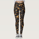 Leggings Chauve-souris éffrayante d'Halloween noir orange b<br><div class="desc">Préparez-vous pour Halloween avec ces leggings déplaisants,  éffrayants mais mignons,  à thème Halloween. Recouvertes de petites chauves-souris oranges sur un arrière - plan noir,  ces leggings apporteront un peu de plaisir à votre style Halloween. Créé par Simply Farmhouse Press.</div>
