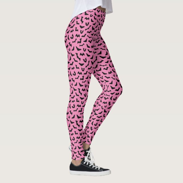 Leggings Chauve-souris rose pastel (Droite)