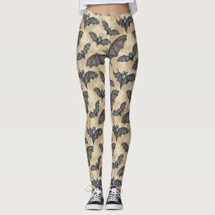 Leggings Chauves-souris Halloween vintage