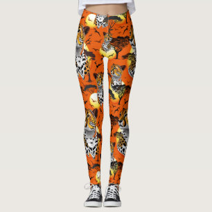 Leggings Cheetah African Feline Wild Animal