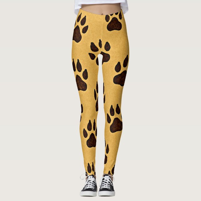Leggings Cheetah Paw Print  (Devant)