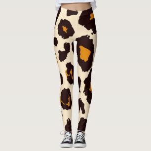 Leggings Cheetah Skin, Texture Poster de animal.