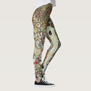 Leggings Chemin de jardin avec poulets, Gustav Klimt, Art N