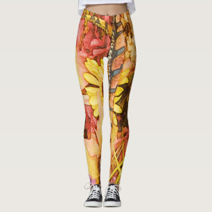 Leggings Cherokee en cuivre