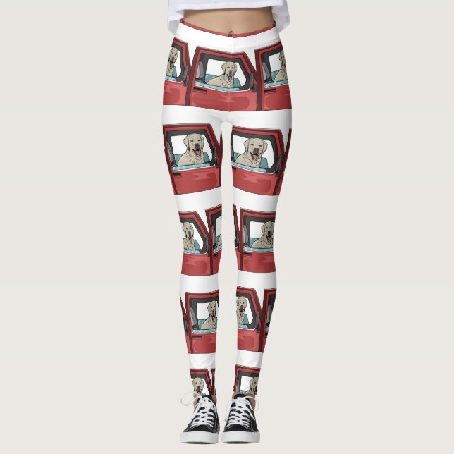 Leggings Chevalier de chiens de laboratoire à canon de tir  (Devant)