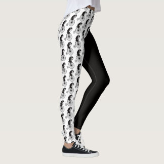 Leggings Chèvre montant un vélo